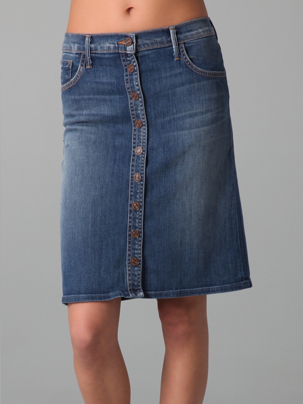 MOTHER The Snap Front Skirt - Honky Tonk Cinderella - 25
